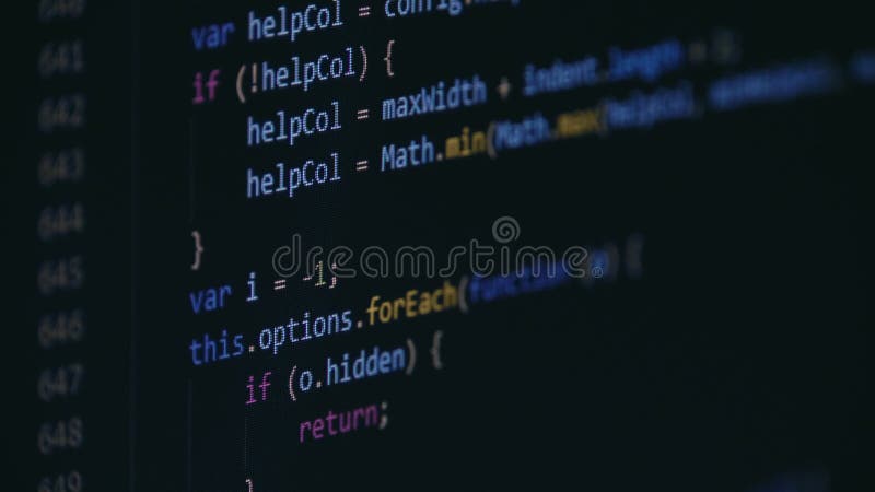 黑色背景滚动编程Java脚本代码.