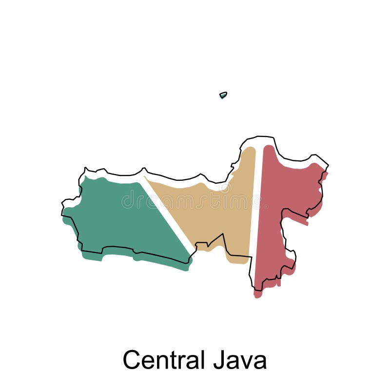 中央java元素图形插图模板 皇族释放例证