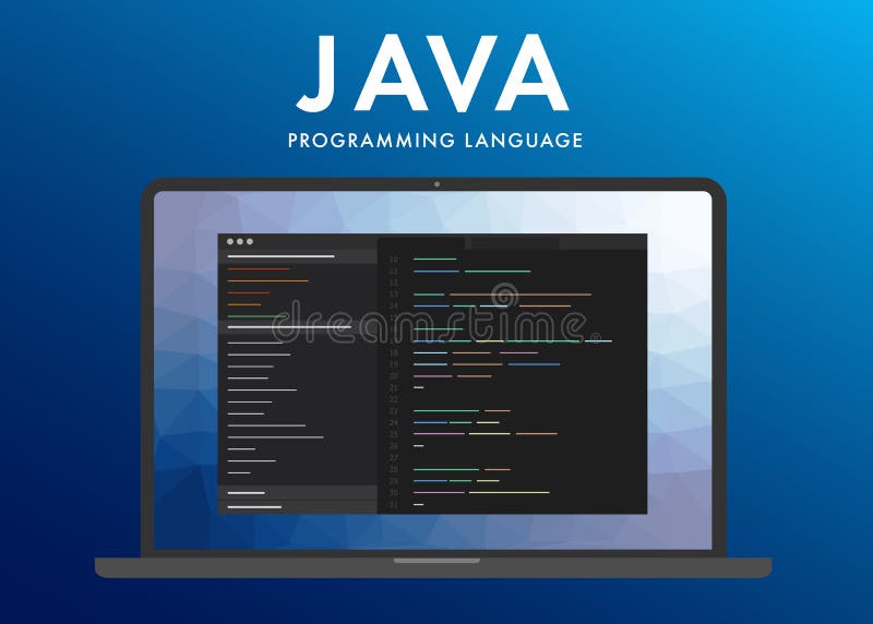 Java Programming stock illustration. Illustration of development - 24451789