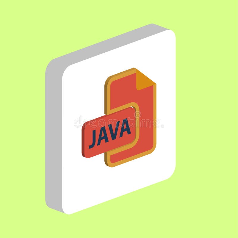 3d Isometric Map of Java is a Island of Indonesia Stock Illustration ...