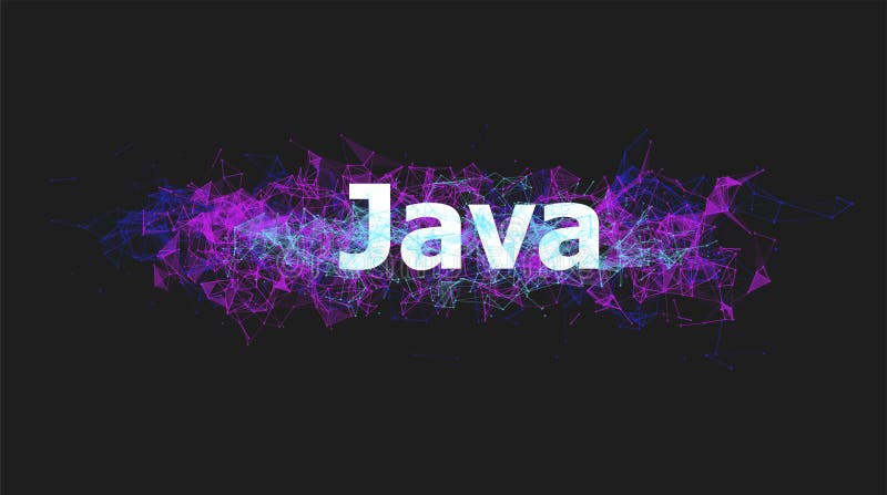 Java Technology for Website Design Stock Vector - Illustration of