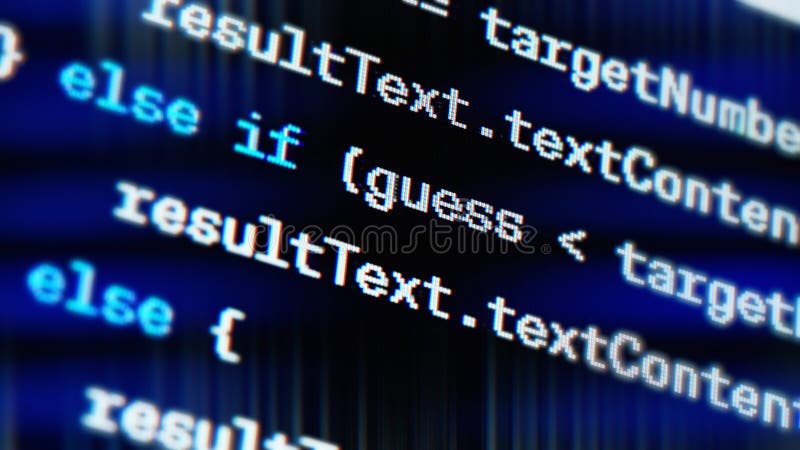 JavaScript 代码 免版税库存图片