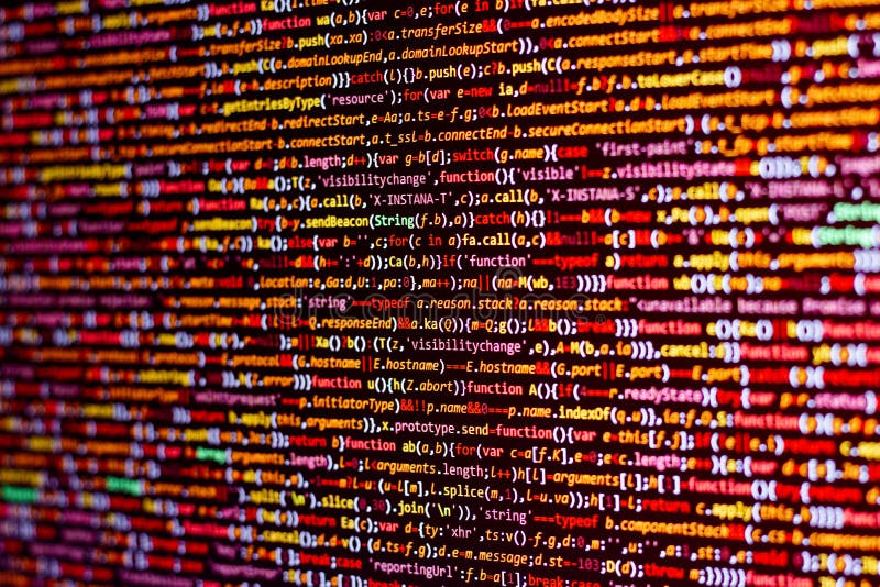 Javascript code background stock image. Image of development - 245111907