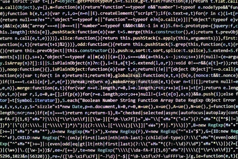 Javascript code background stock image. Image of jquery - 245098587