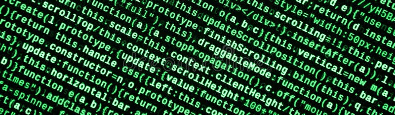 Javascript code in text editor coding cyberspace concept screen of web developing code javascript code in text editor coding वेक्टर इलस्ट्रेशन