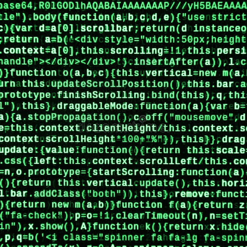 JavaScript code in text editor. Coding cyberspace concept. Screen of web developing javascript code. Implementing SEO concepts for better SERP. HTML markup language closeup. Website design. Programming coding script java stock images, royalty-free photos and pictures