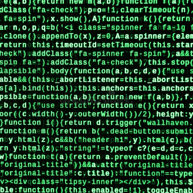 JavaScript code in text editor. Coding cyberspace concept. Screen of web developing javascript code. Implementing SEO concepts for better SERP. HTML markup language closeup. Website design. Programming coding script java stock images, royalty-free photos and pictures