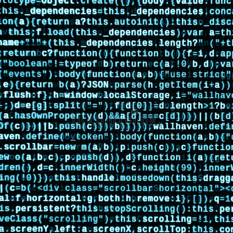 JavaScript code in text editor. Coding cyberspace concept. Screen of web developing javascript code. Implementing SEO concepts for better SERP. HTML markup language closeup. Website design. Programming coding script java stock images, royalty-free photos and pictures