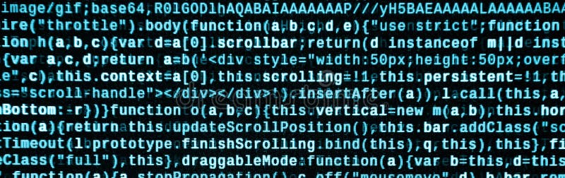JavaScript code in text editor. Coding cyberspace concept. Screen of web developing javascript code. Implementing SEO concepts for better SERP. HTML markup language closeup. Website design. Programming coding script java stock images, royalty-free photos and pictures
