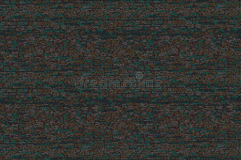 Javascript functions, variables, objects. Monitor closeup of function source code. IT specialist workplace vector illustration
