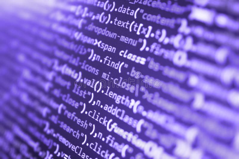 Javascriptfunktionen, Variablen, Gegenstände lizenzfreies stockfoto