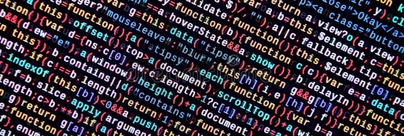 Javascriptfunktionen, Variablen, Gegenstände Überwachen Sie Nahaufnahme des Funktionsquellcodes IT-Fachmann-Arbeitsplatz stockbilder