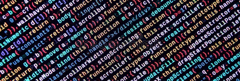 Javascriptfunktionen, Variablen, Gegenstände Überwachen Sie Nahaufnahme des Funktionsquellcodes IT-Fachmann-Arbeitsplatz stockbilder