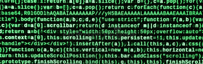 Javascriptfunktionen, Variablen, Gegenstände Überwachen Sie Nahaufnahme des Funktionsquellcodes IT-Fachmann-Arbeitsplatz lizenzfreies stockfoto