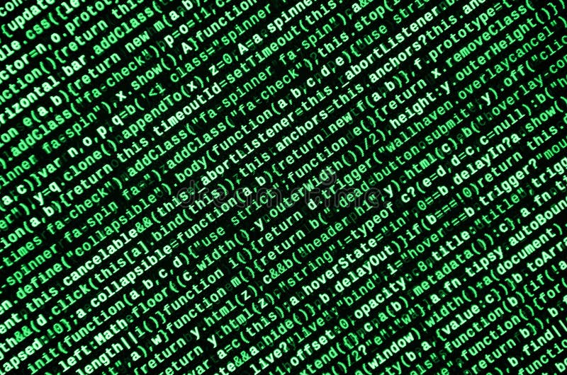 Javascriptfunktionen, Variablen, Gegenstände Überwachen Sie Nahaufnahme des Funktionsquellcodes IT-Fachmann-Arbeitsplatz stockbilder