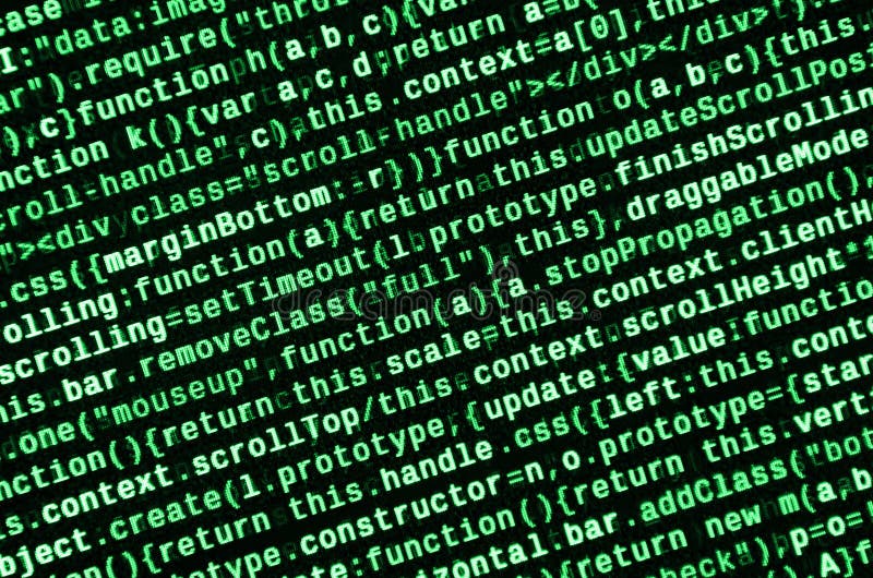 Javascriptfunktionen, Variablen, Gegenstände Überwachen Sie Nahaufnahme des Funktionsquellcodes IT-Fachmann-Arbeitsplatz stockfoto