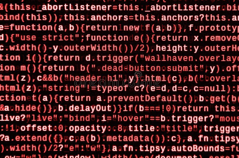 Javascriptfunktionen, Variablen, Gegenstände Überwachen Sie Nahaufnahme des Funktionsquellcodes IT-Fachmann-Arbeitsplatz stockbilder