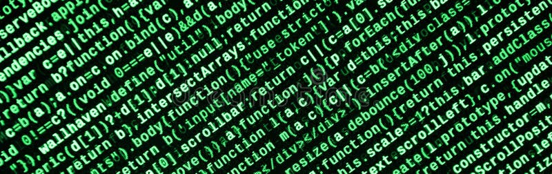 Javascriptfunktionen, Variablen, Gegenstände Überwachen Sie Nahaufnahme des Funktionsquellcodes IT-Fachmann-Arbeitsplatz lizenzfreies stockfoto