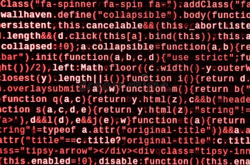 Javascriptfunktionen, Variablen, Gegenstände Überwachen Sie Nahaufnahme des Funktionsquellcodes IT-Fachmann-Arbeitsplatz stockfoto