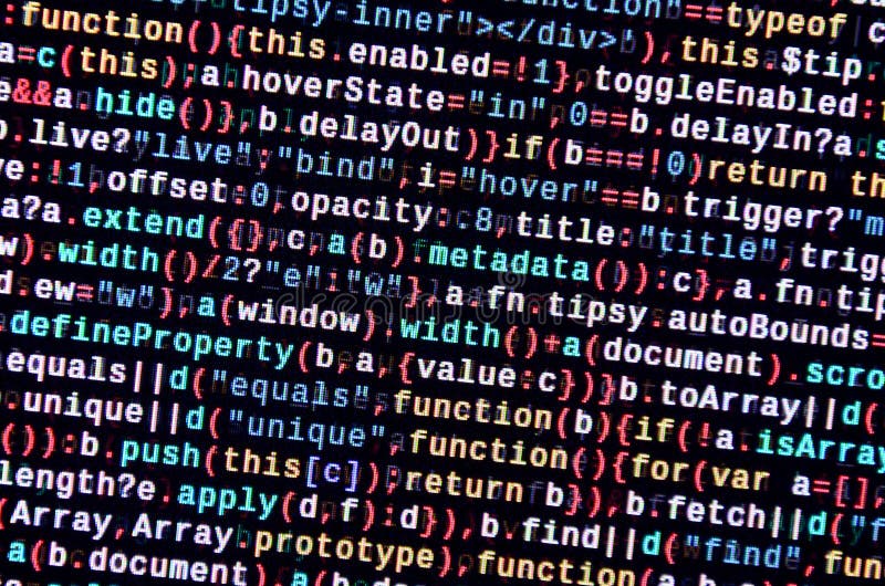 Javascriptfunktionen, Variablen, Gegenstände Überwachen Sie Nahaufnahme des Funktionsquellcodes IT-Fachmann-Arbeitsplatz lizenzfreie stockfotos