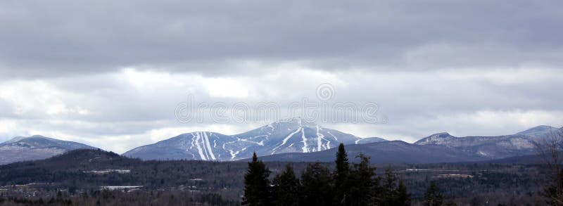 Jay Peak in Vermont royalty-vrije stock afbeeldingen Jay Peak in Vermont royalty-vrije stock afbeeldingen