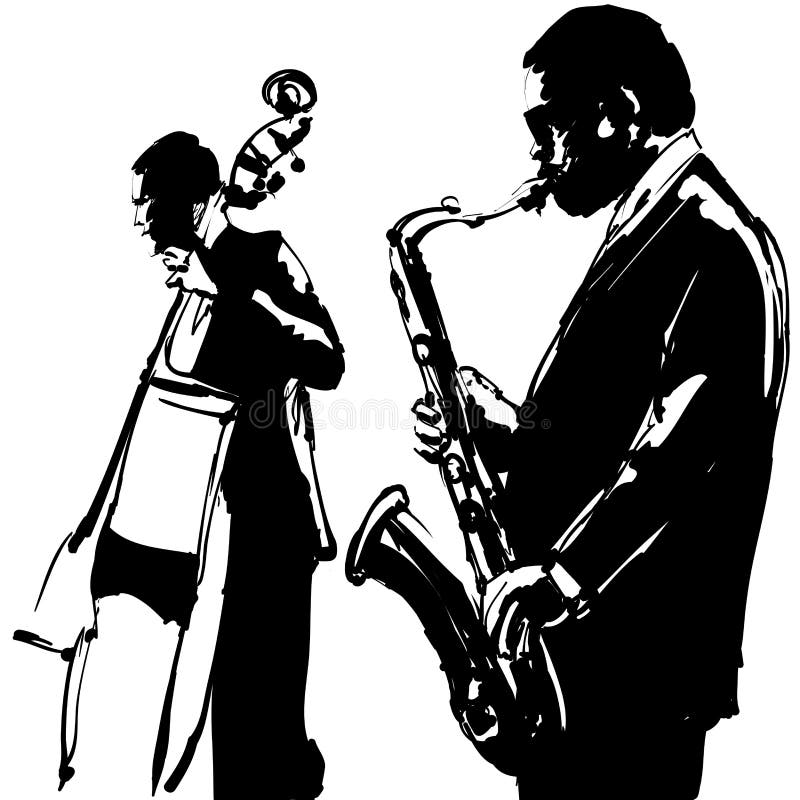 Cartaz Futurista Do Projeto Do Sumário Da Música Jazz E Do Festival Moderno  Da Dança Com O Jogador De Saxofone Do Músico No Fundo Preto. Ilustraciones  svg, vectoriales, clip art vectorizado libre