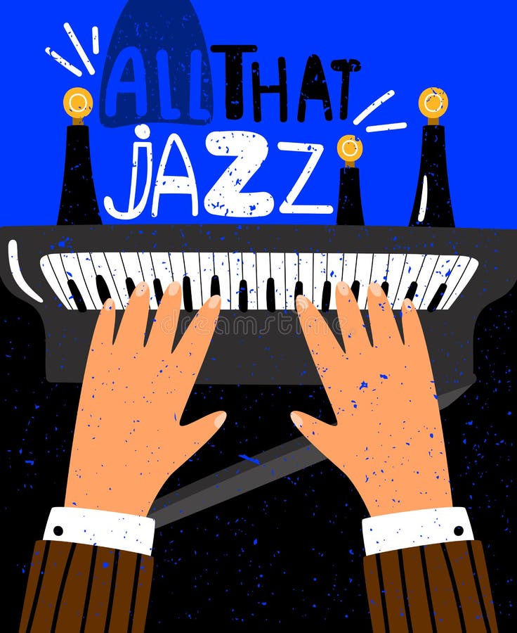 Jazz concept poster royalty free illustration Jazz concept poster royalty free illustration