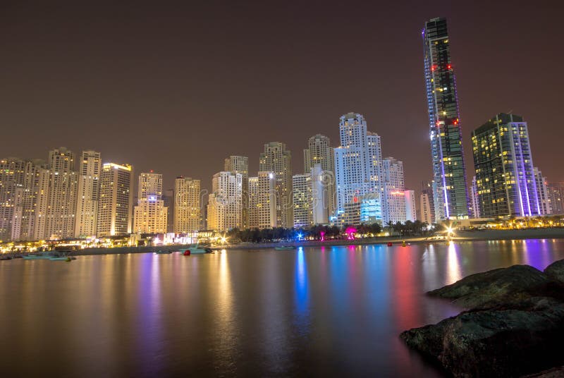 JBR Ντουμπάι στοκ εικόνες JBR Ντουμπάι στοκ εικόνες
