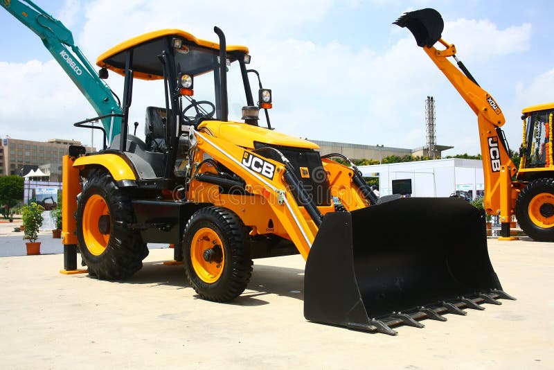 JCB 3DXL Wheeled Loader Launch at HITEX Exhibition