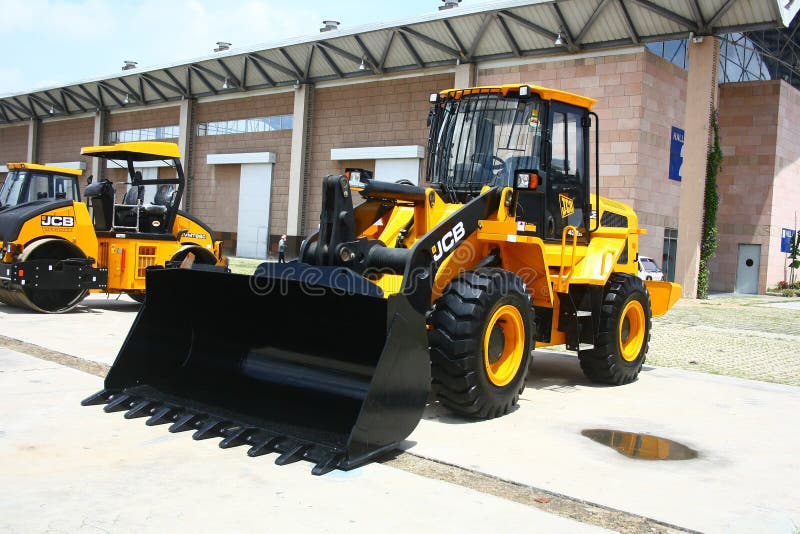 JCB 430ZX Wheeled Loader Launch at HITEX Exhibition