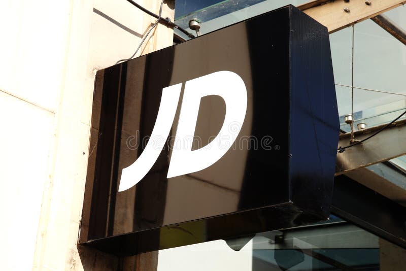 JD Sports logo sign editorial stock image. Image of label - 77475499