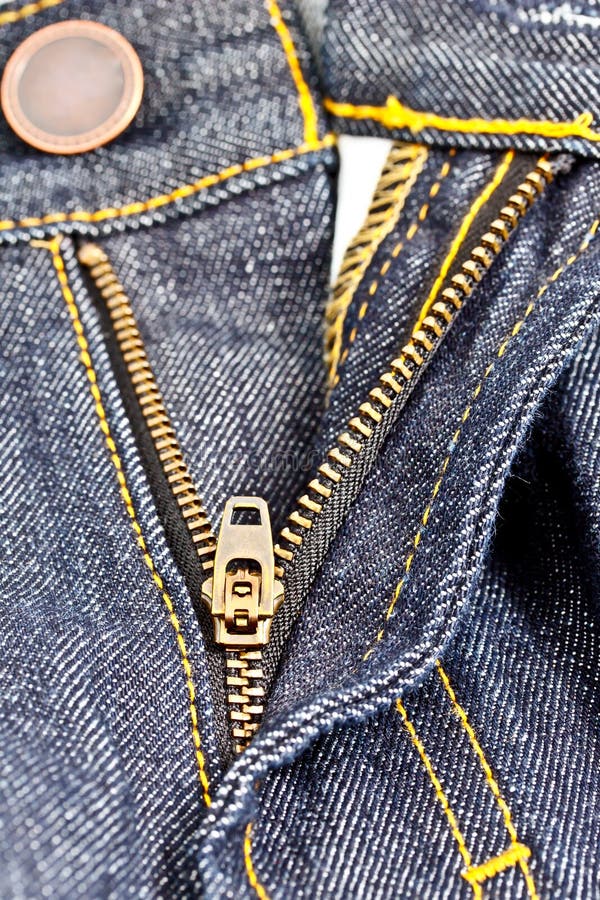 Jean zipper 2 stock photo. Image of denim, open, color - 24224162