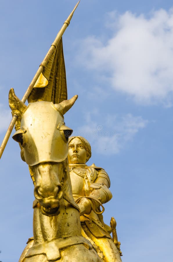 Jeanne D`Arc symbol of the French Revolution royalty free stock images Jeanne D`Arc symbol of the French Revolution royalty free stock images