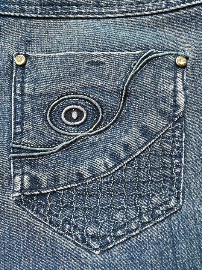 Jeans Back Pocket Background Stock Photo Image of pants, textile