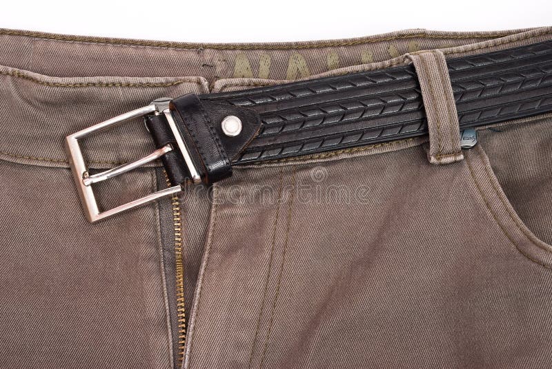 Jeans strap stock image. Image of belt, denim, clothes 8284585