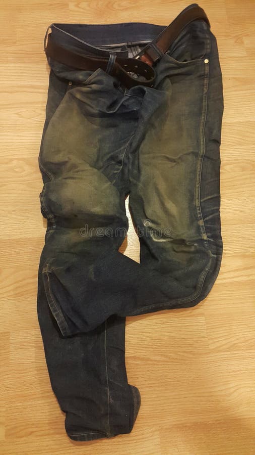 Jeans do not wash stock image. Image of month, hard 114856591