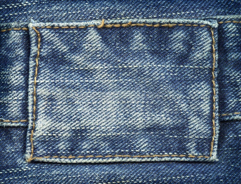 Jeans label stock images
