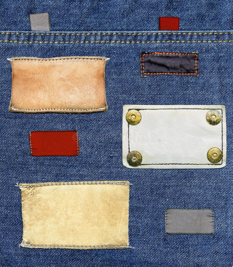 Jeans  labels set