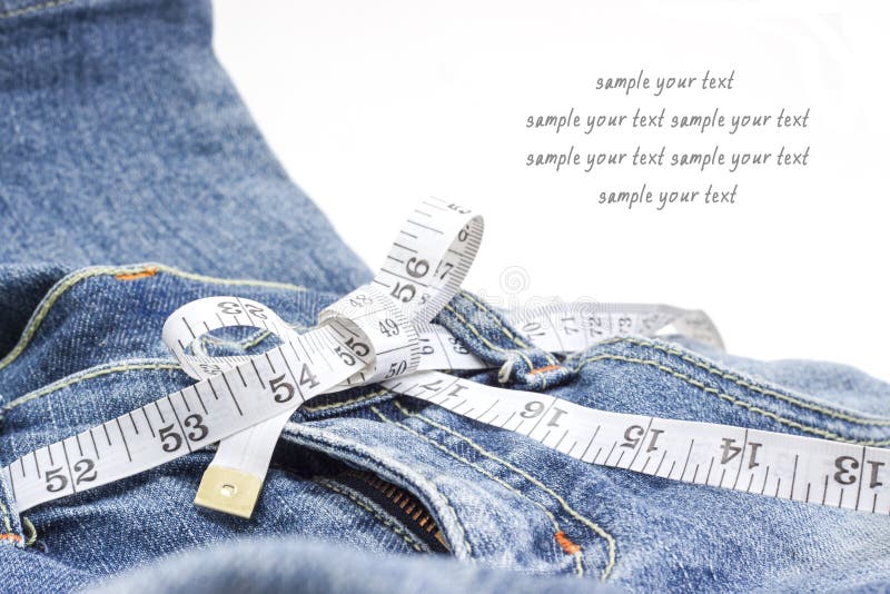 Jeans and measuring tape stock image. Image of belt, figure 59867131