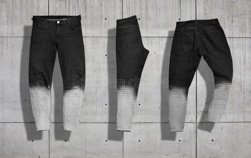 Download Jeans mockup set stock image. Image of garment, industry ...