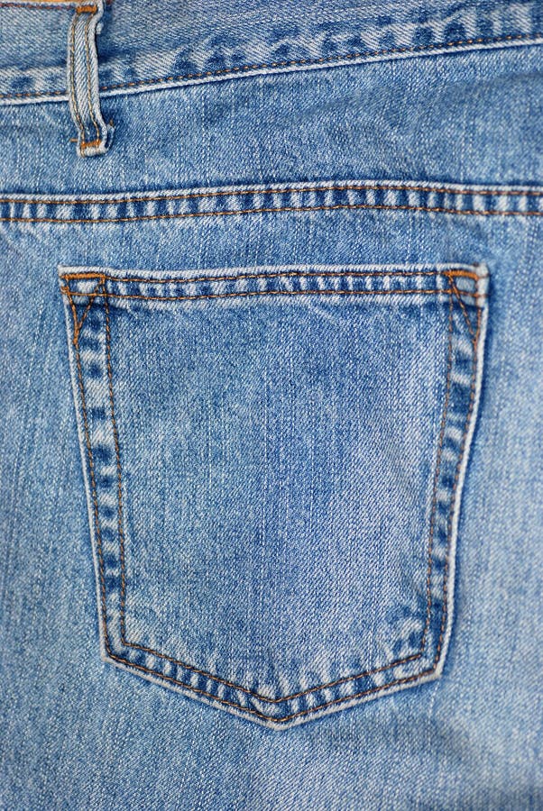 Jeans pant pocket stock photo. Image of pocket, rough - 8667006