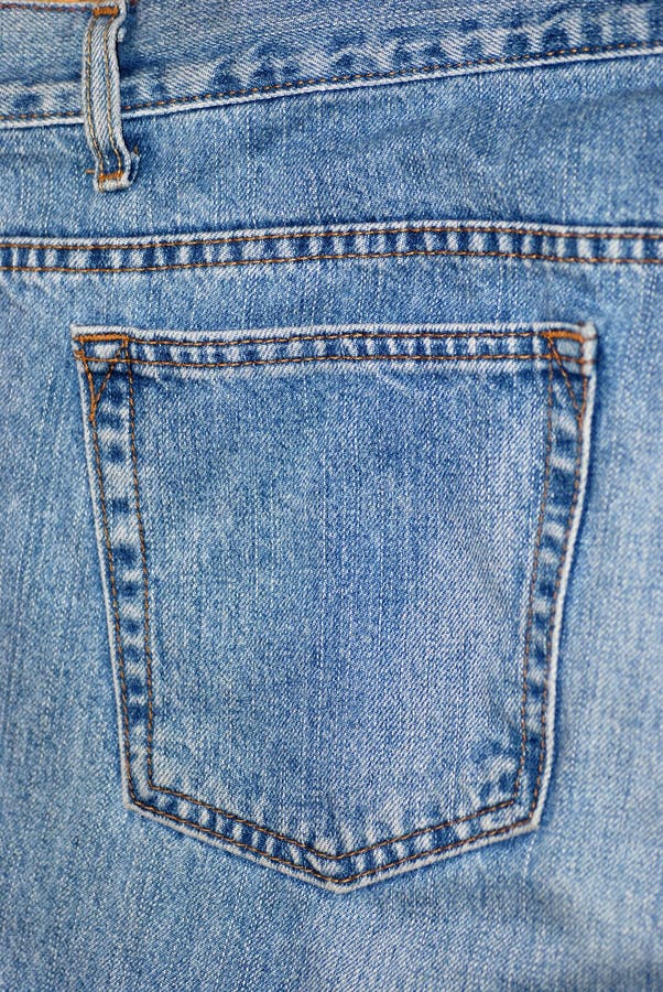 Jeans pant pocket stock photo. Image of pocket, rough 8667006