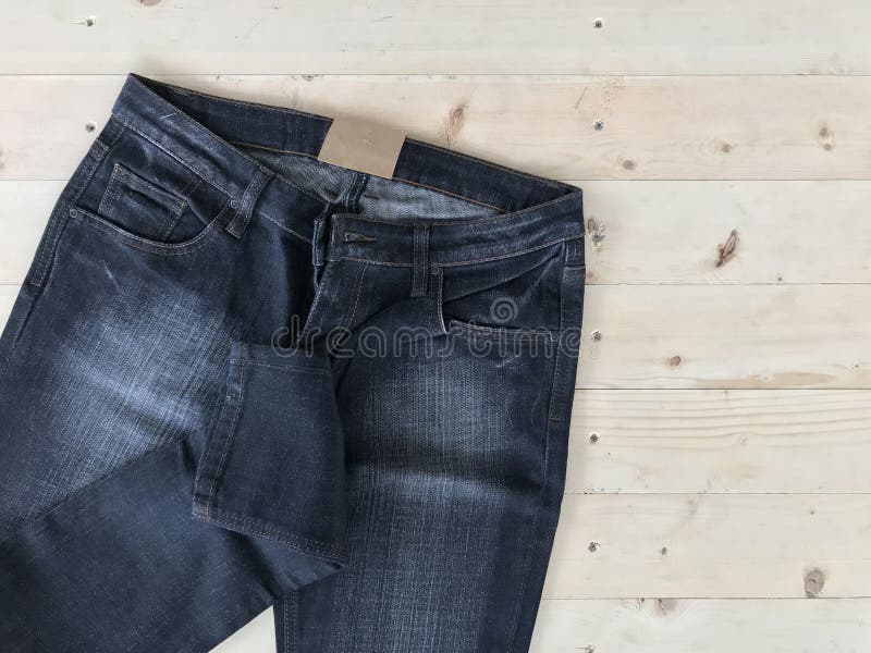 Jeans pants stock photo. Image of folded, clothing, garment 97712034