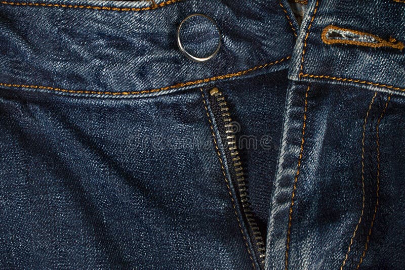 Jeans Pants Zipper Close Up Stock Image - Image of classic, apparel ...