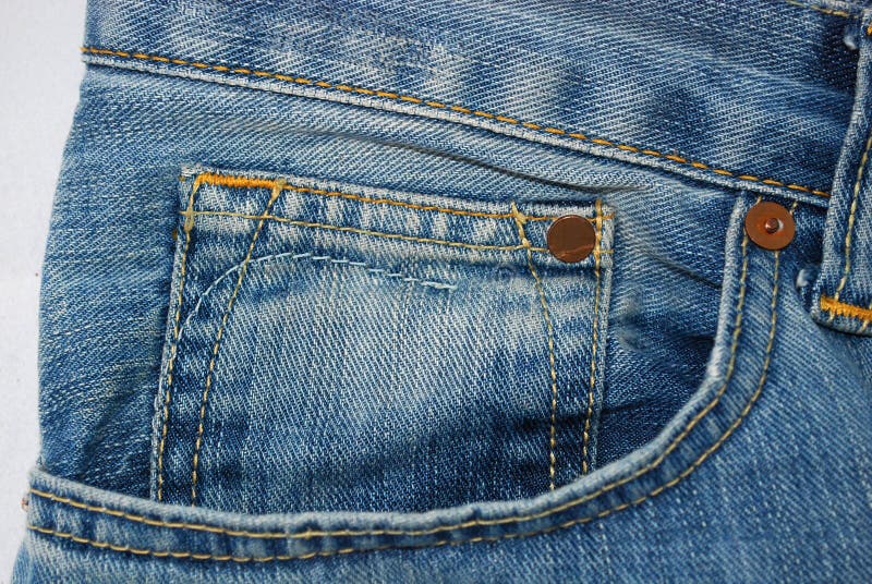 Old Worn Jeans stock image. Image of casual, material - 9966685