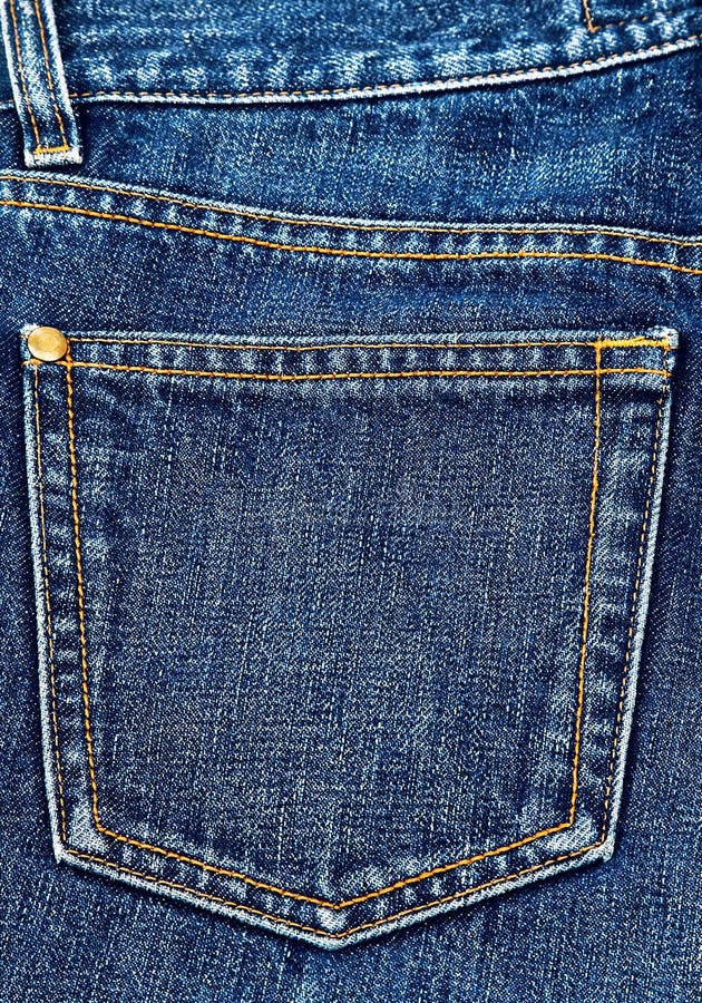 Jeans pocket. stock photo. Image of pocket, fabric, canvas 14149458