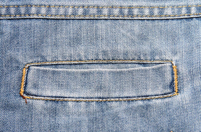 Jeans pocket stock photos