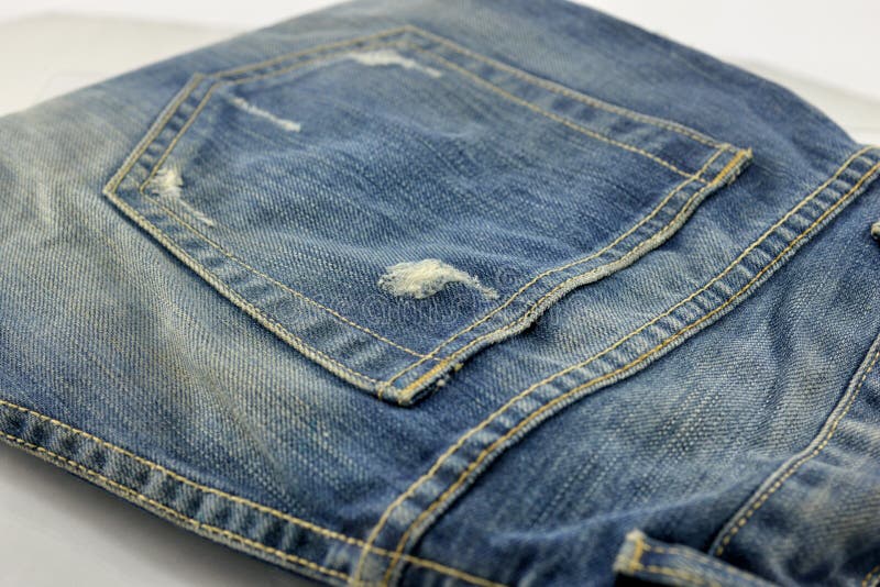 Jeans tear stock photo. Image of casual, ripped, tear 48992822