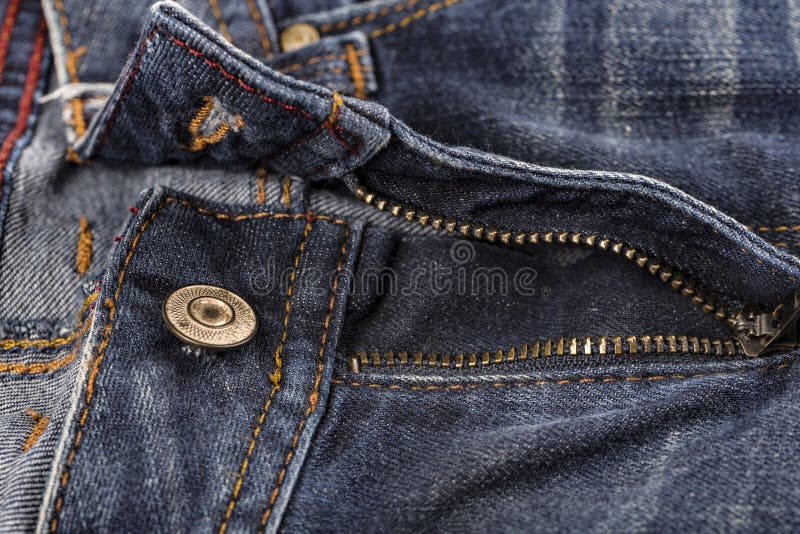 Jeans Rivet Button. Fashion Jeans. Stock Image - Image of fabric, cord ...