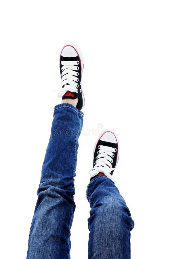 Jeans and Sneakers stock photo. Image of street, pockets - 1955928